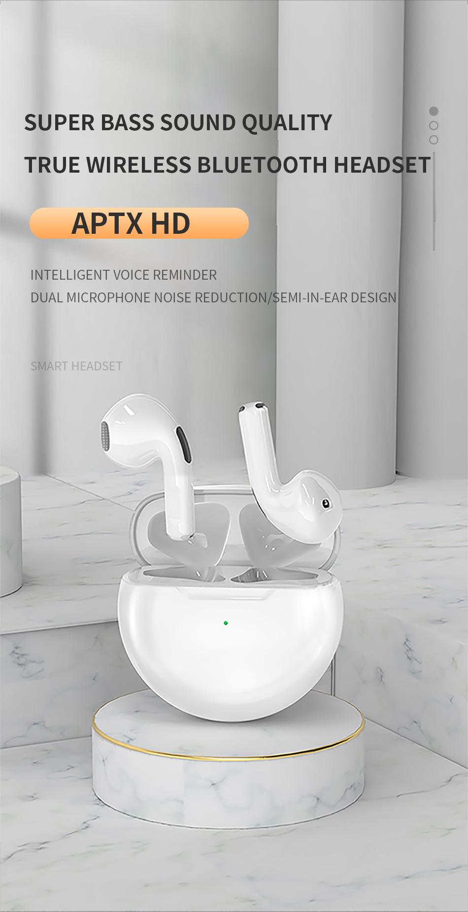 Air Pro 6-auriculares TWS inalámbricos por Bluetooth, miniauriculares originales para Xiaomi, Android, Apple y iPhone Air Pro 6-auriculares TWS inalámbricos por Bluetooth, miniauriculares originales para Xiaomi, Android, Apple y iPhone